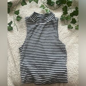 Striped Sleeveless Women's Top